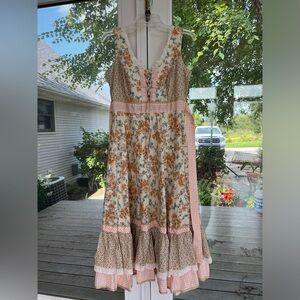 Gunne Sax Floral Maxi Dress size 13